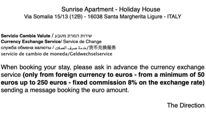 Sunrise Apartment Santa Margherita Ligure Zewnętrze zdjęcie